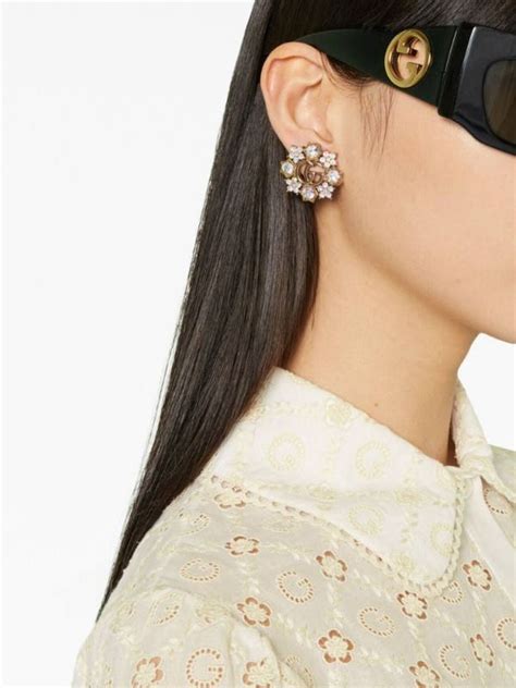 gucci jewelry earrings|gucci orecchini earrings.